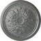 Ekena Millwork Luton Ceiling Medallion (Fits Canopies up to 1 1/8"), Hand-Painted Silver, 15 3/4"OD x 5/8"P CM16LUSLS - alternate 1